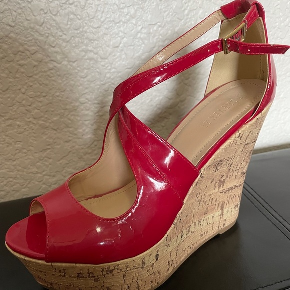 Forever 21 red wedges - Picture 7 of 11